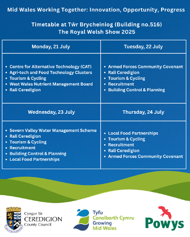 RWAS 2025  timetable 1